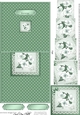 Apple Blossom No-Hole Easy Over the Edge Card & Spiral Pyramid Topper
