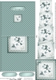 Apple Blossom No-Hole Easy Over the Edge Card & Spiral Pyramid Topper