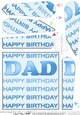 Happy Birthday DAD Fan Pyramage Topper