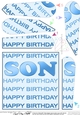Happy Birthday SON Fan Pyramage Topper