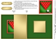 Snooker No-Hole Fold Back Card