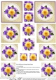 Flowers and Pearls Pyramage sheet