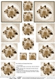 Flowers and Pearls Pyramage sheet