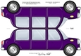 Large DL Stretch Limo Shaped Card