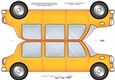 Large DL Stretch Limo Shaped Card