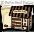 3D Shoppe Pop Up Rubber Band Card Kit - The Choc-a-Lot Shop