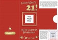 Add a Photo 21st Birthday Card with easy fold frame