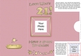 Add a Photo 21st Birthday Card with easy fold frame