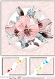 8 x 8 Posy and Pearls Scalloped corner Topper
