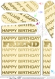 Birthday FRIEND Fan Pyramage Topper