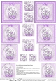 Fluttery Butterfly Pyramage sheet