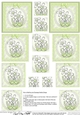 Fluttery Butterfly Pyramage sheet