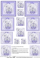 Fluttery Butterfly Pyramage sheet