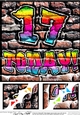 8 x 8 Graffiti Birthday 17 TODAY Scalloped corner Topper