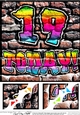 8 x 8 Graffiti Birthday 19 TODAY Scalloped corner Topper