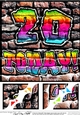 8 x 8 Graffiti Birthday 20 TODAY Scalloped corner Topper