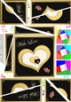 Elegant Hearts Quick Card with Twisted Spiral Side Stacker