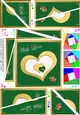 Elegant Hearts Quick Card with Twisted Spiral Side Stacker