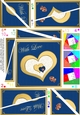 Elegant Hearts Quick Card with Twisted Spiral Side Stacker