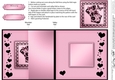 Elegant Hearts Quick Card with Twisted Spiral Side Stacker
