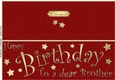 Large DL Birthday BROTHER quick Cut and Fold Card