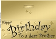 Large DL Birthday BROTHER quick Cut and Fold Card