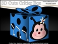 3D Cute Critter Treat Box Gift Set Mini Kit - Ladybird