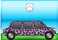 Large DL Leopardskin stretch limo quick Cut & Fold Card 