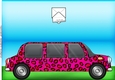 Large DL Leopardskin stretch limo quick Cut & Fold Card 