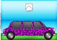 Large DL Leopardskin stretch limo quick Cut & Fold Card 
