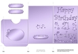 Elegant Metallic 21st Birthday Lottery Wallet Card