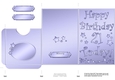 Elegant Metallic 21st Birthday Lottery Wallet Card