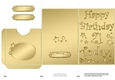 Elegant Metallic 21st Birthday Lottery Wallet Card