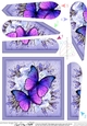Butterflies & Flowers Fan Pyramage Topper