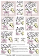 Flowers and Butterfly Twisted Pyramage Sheet