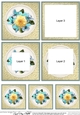 Flowers and Pearls Tunnel Topper