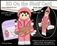 3D On the Shelf Card Kit - Winter Sports Little Sledger Marylee