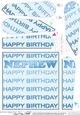 Happy Birthday NEPHEW Fan Pyramage Topper