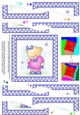 Hunney Bear Rosie has a Love Heart -  Wavy Spiral Side Stacker