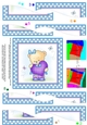 Hunney Bear Rosie has a Love Heart - Wavy Spiral Side Stacker