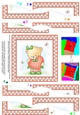 Hunney Bear Rosie has a Love Heart - Wavy Spiral Side Stacker