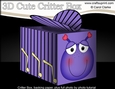 3D Cute Critter Treat Box Gift Set Mini Kit - Love Bug