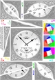 Time to Celebrate Clock - Twisted Spiral Side Stacker
