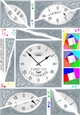 Time to Celebrate Clock - Twisted Spiral Side Stacker