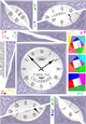 Time to Celebrate Clock - Twisted Spiral Side Stacker