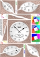Time to Celebrate Clock - Twisted Spiral Side Stacker
