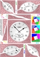 Time to Celebrate Clock - Twisted Spiral Side Stacker