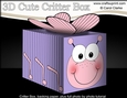 3D Cute Critter Treat Box Gift Set Mini Kit - Cute Bug
