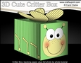 3D Cute Critter Treat Box Gift Set Mini Kit - Cute Bug