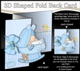 3D Shaped No-Hole Fold Back Mini Kit - New Baby Boy Cradle